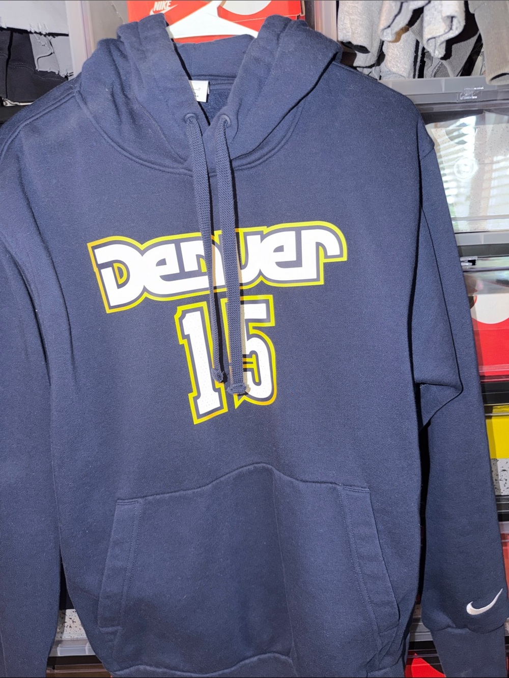 Denver Nugget‘s Navy Men's Hooded Sweatshirt